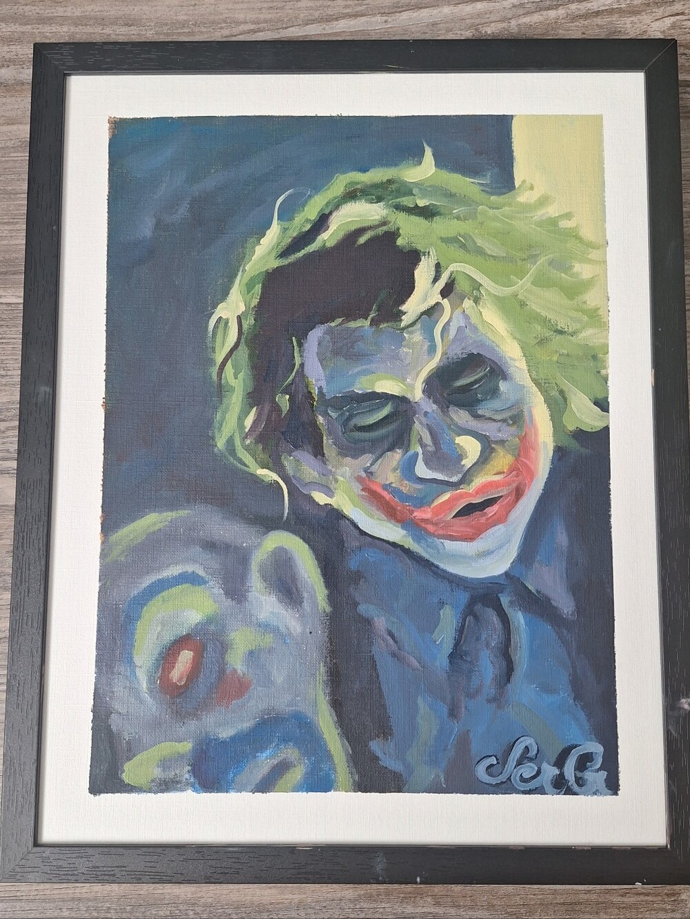 Joker Art Print 11x14 frame not included